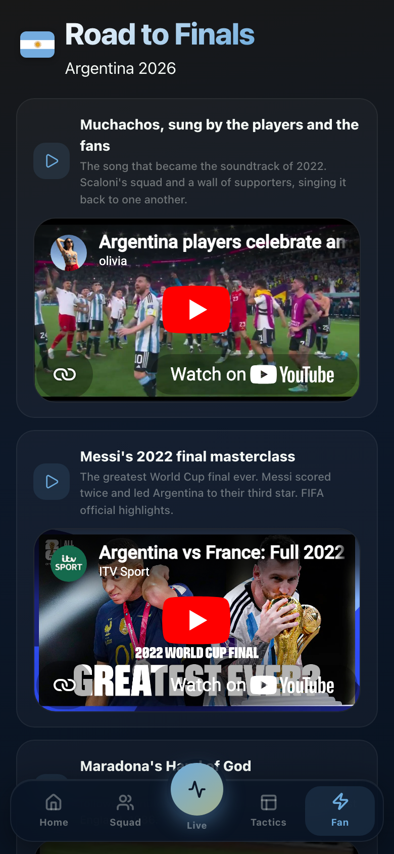 Fan videos